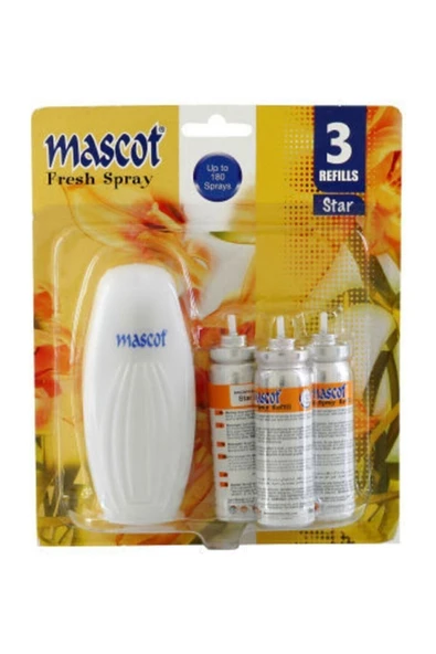 MASCOT Discover Fresh Sprey Set Star 3 Yedekli