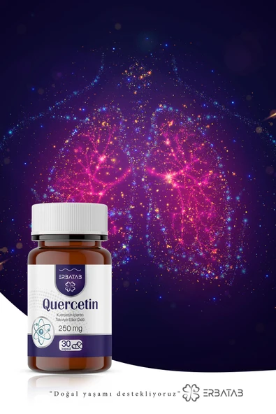 Erbatab Quercetin ( Kuersetin ) 30 Kapsül - Resim 4