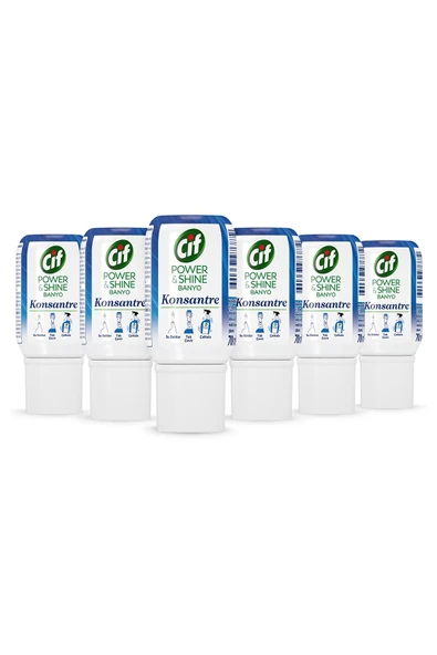 CİF Power And Shine Konsantre Kapsül Banyo Temizleyici 10kat Konsantre Kireç Ve Sabun Leklelerini Sö - 2