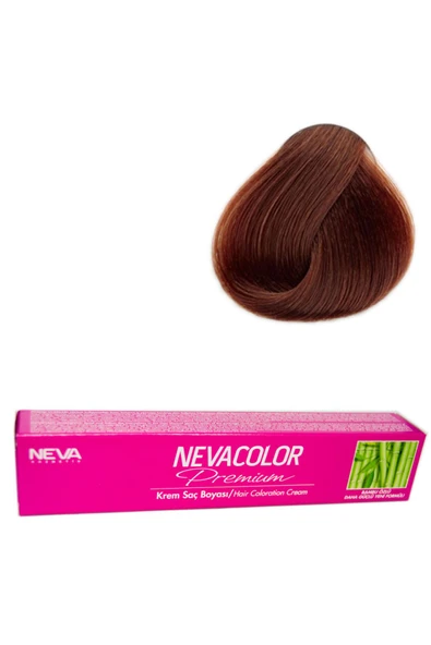 NEVA COLOR Nevacolor Tüp Boya  6 Koyu Kumral X 3 Adet Sıvı Oksidan 3 Adet