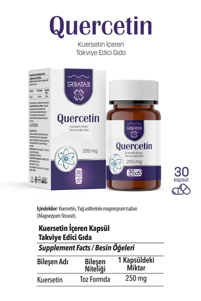 Erbatab Quercetin ( Kuersetin ) 30 Kapsül - 5