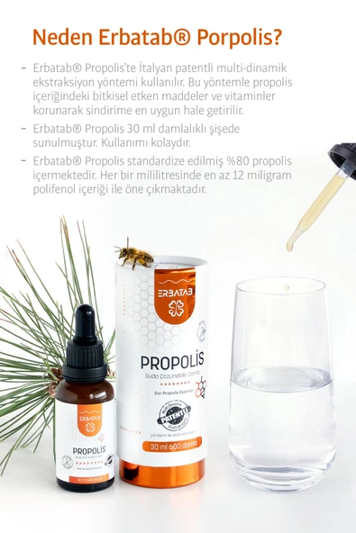 Erbatab Sıvı Propolis 30 ML - 8