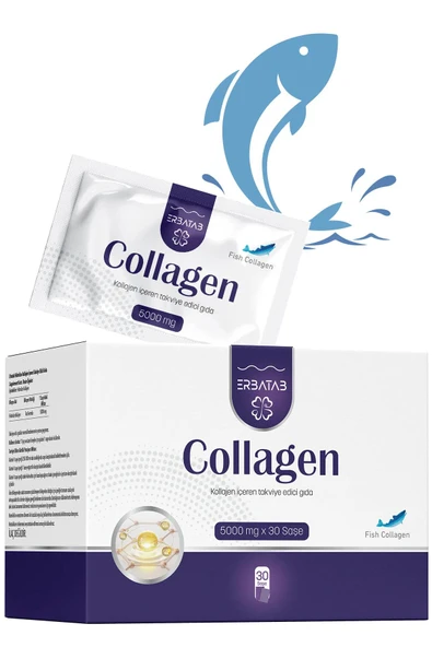 Erbatab Hidrolize Kollajen 5000 mg 30 Saşe