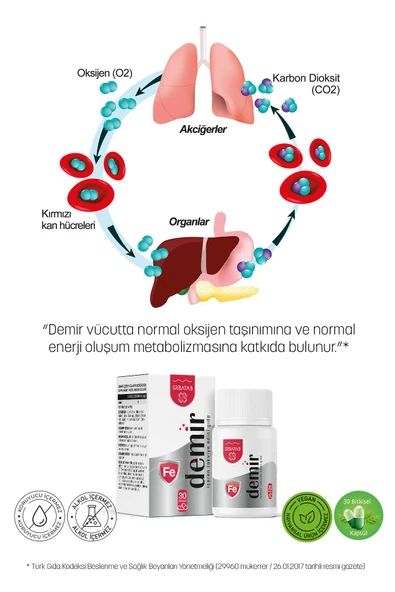 Erbatab Demir 30 Kapsül - Resim 4