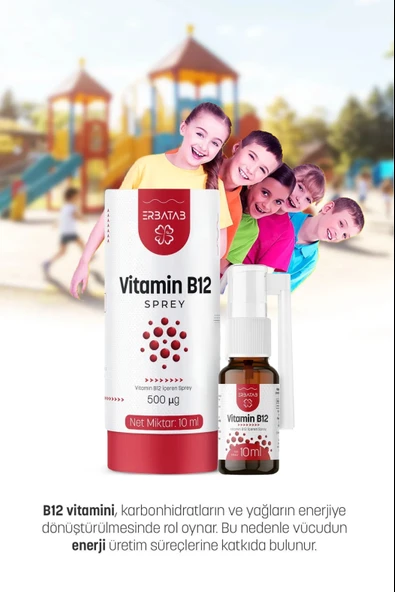 Erbatab Metilkobalamin B12 Sprey 10 ml - 5