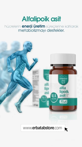 Erbatab Alfa Lipoik Asit 600 mg 30 Kapsül - 5