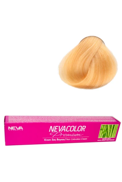 NEVA COLOR Nevacolor Tüp Boya 10.03 Ekstra Doğal Altın Platin X 4 Adet + Sıvı Oksidan 4 Adet