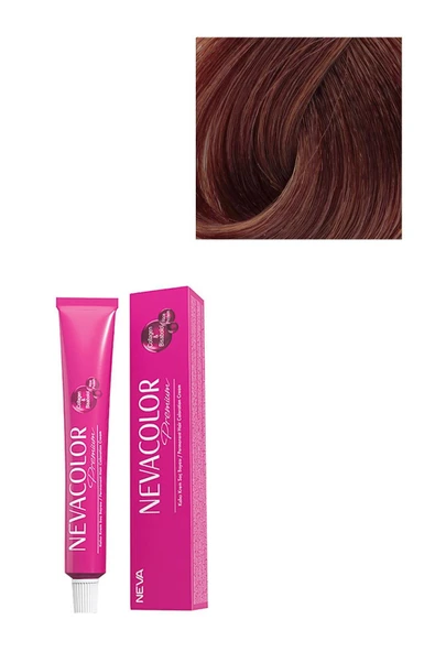 NEVA COLOR Fındık Kabuğu Premium Kalıcı Saç Boyası 6.3