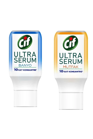 CİF Cıf Ultra Serum Banyo Kapsul 70 Ml+mutfak Kapsul 70 Ml