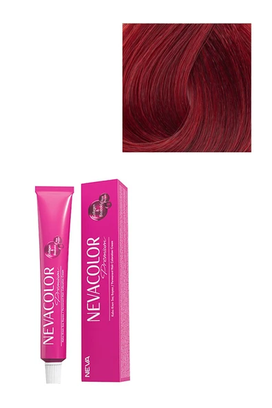 NEVA COLOR Premium Kalıcı Saç Boyası Aşk Alevi 7.66