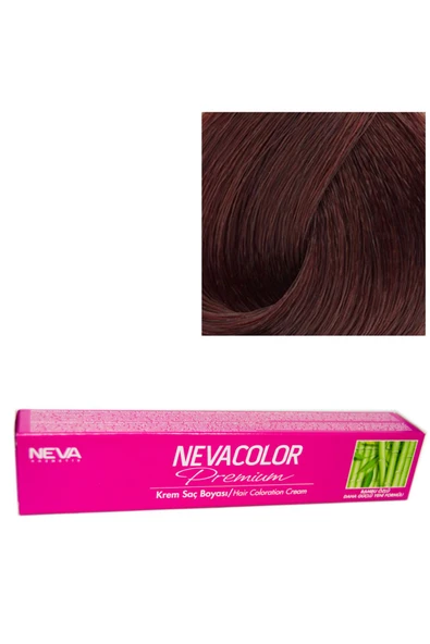 NEVA COLOR Nevacolor Tüp Boya 5.4 Açık Kestane X 4 Adet