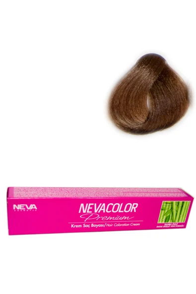 NEVA COLOR Nevacolor Tüp Boya  8.0 Yoğun Açık Kumral X 2 Adet