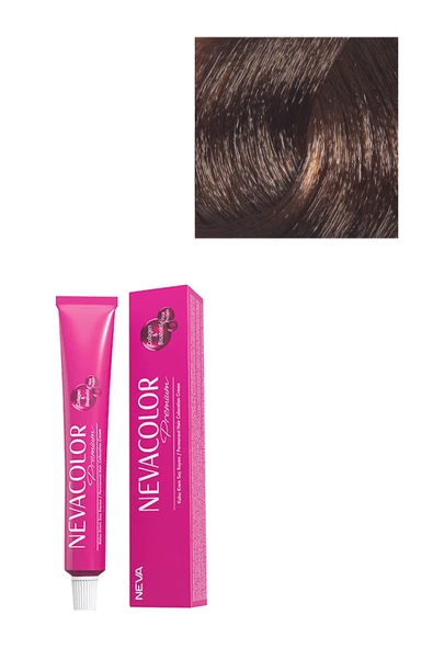 NEVA COLOR Premium Kalıcı Saç Boyası 5.07 - Kışkırtıcı Kahve