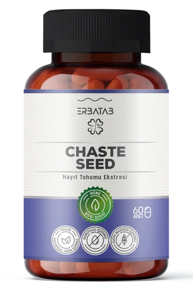 Erbatab Chaste Seed Hayıt Ekstresi 60 Kapsül