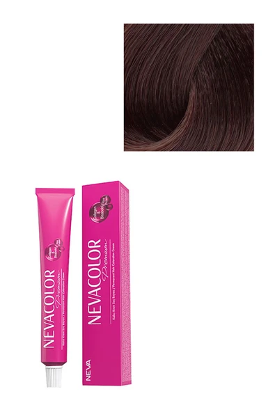 NEVA COLOR Premium Kalıcı Saç Boyası 5 - Açık Kahve