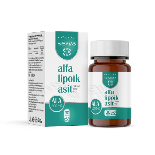 Erbatab Alfa Lipoik Asit 600 mg 30 Kapsül