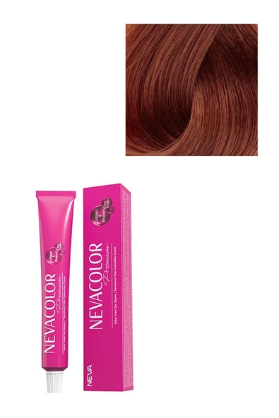 NEVA COLOR Premium Kalıcı Saç Boyası 7.7 - Kapuçino