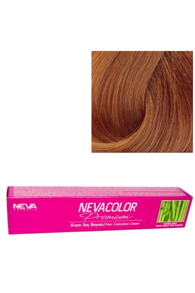 NEVA COLOR Nevacolor Tüp Boya 8.3 Altın Sarısı X 4 Adet + Sıvı Oksidan 4 Adet
