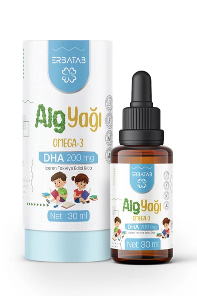 Erbatab Alg Yağı Omega 3 30 ml