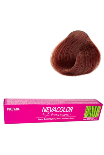 NEVA COLOR Nevacolor Tüp Boya 6.35 Çikolata Karamel X 2 Adet Sıvı Oksidan 2 Adet