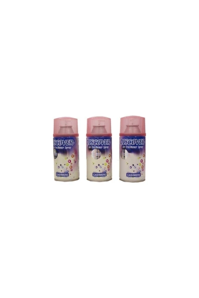 DİSCOVER Dıscover Cashmere Oda Kokusu 320mlx3adet Makinaya Uyumlu Sprey