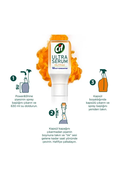 CİF Ultra Serum Mutfak Kapsül 70ML - 6