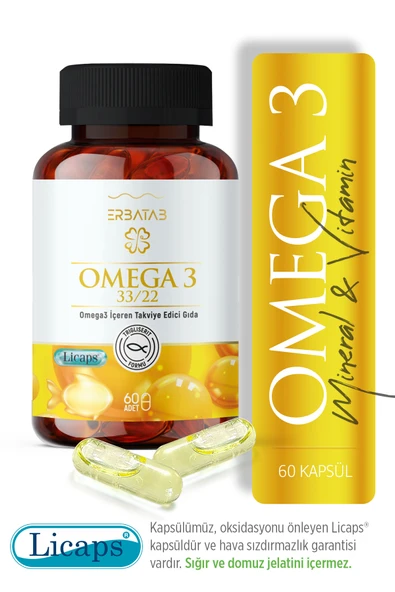 Erbatab Omega 60 Kapsül