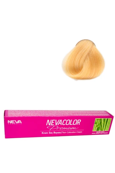 NEVA COLOR Nevacolor Tüp Boya 11.00 Ekstra Açık Platin X 4 Adet + Sıvı Oksidan 4 Adet