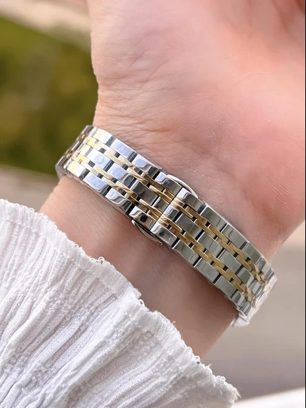 Jg.Polo Club Çelik Kasa & Kordon Kararma Ve Renk Atma Yapmaz Kadın Kol Saati+Bileklik JG02449.3 - Resim 3