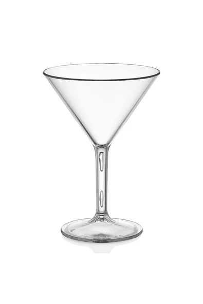 GastroPlast  Martini Bardağı, 280 Ml, Polikarbonat, Şeffaf