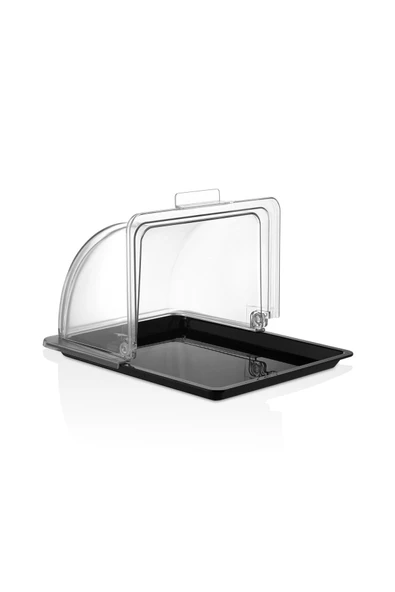 GastroPlast  Muhafazalı Menteşeli Kek , Börek Fanusu, Komple Polikarbon Plastik, 2li Set ürün görseli