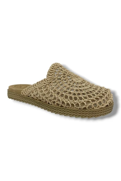 İnox 9985-25 Örgülü Anatomik Sabo Kadın Terlik - Resim 7