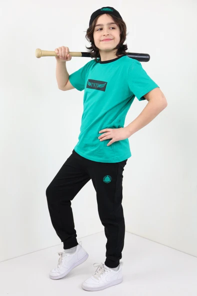 Toontoy Erkek Çocuk Baskılı Üçlü Eşofman Takım - 7