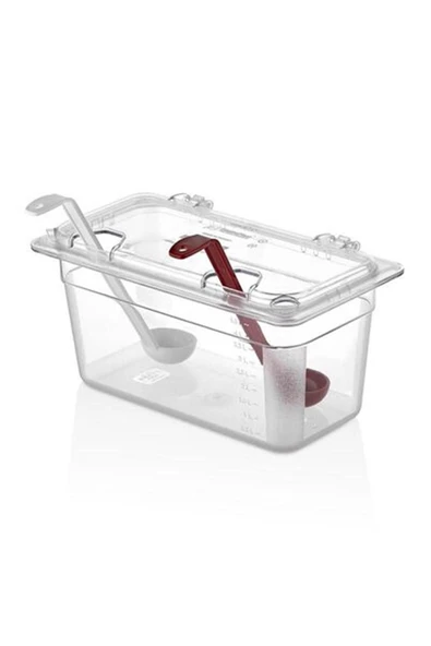 GastroPlast  1/3 Menteşeli Gastronom Küvet Kapağı Ve 1 Adet 1 / 3 150 Polikarbon Küvet ürün görseli