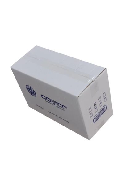 Cover Hantal Boy Çöp Poşeti Siyah Renk Koli 100x150 10 Rulo 100 Adet - 2