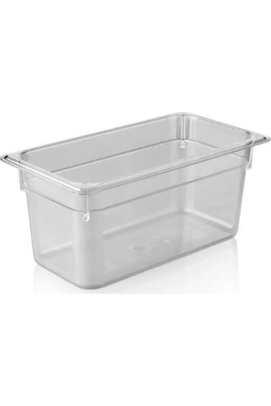 İstanbul Horeca  Kırılmaz Polikarbon Şeffaf Gastronom Küvet 1/3-150 ürün görseli