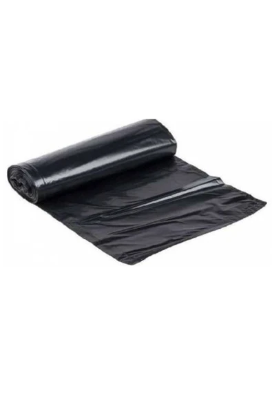Siyah Ekstra Kalın J250 Jumbo Boy Çöp Poşeti 80x110 cm 10 lu Rulo 20 Paket 200 Adet - 3