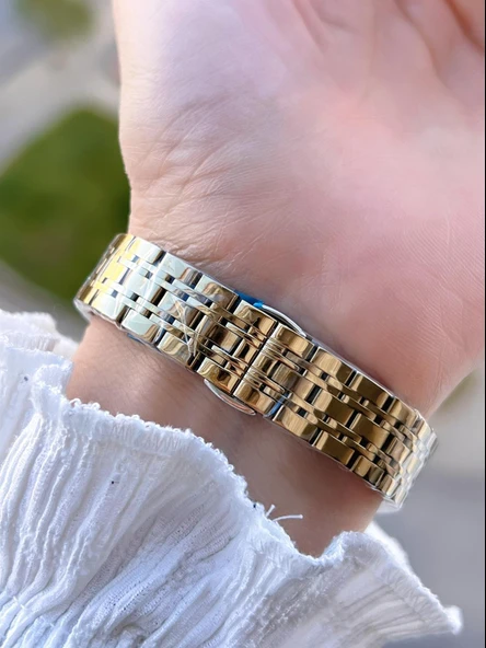 Jg.Polo Club Çelik Kasa & Kordon Kararma Ve Renk Atma Yapmaz Kadın Kol Saati+Bileklik JG02449.2 - Resim 3