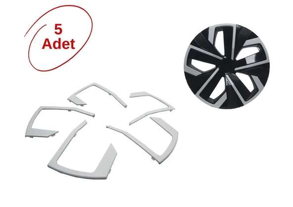 Jant Kapağı Çıtası Beyaz (5 Adet)