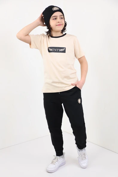 Toontoy Erkek Çocuk Baskılı Üçlü Eşofman Takım - 6