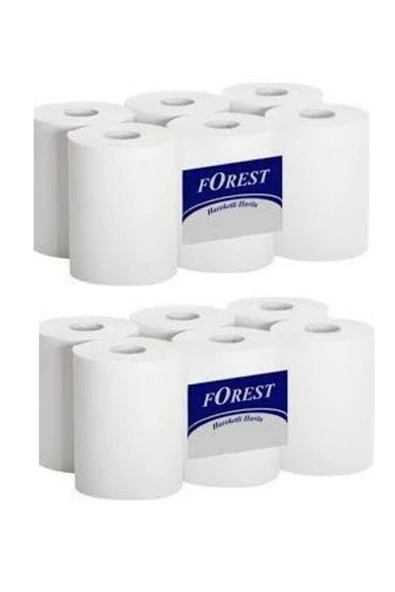 Forest 21 Cm 6kg Hareketli Kagıt Havlu 12 Adet
