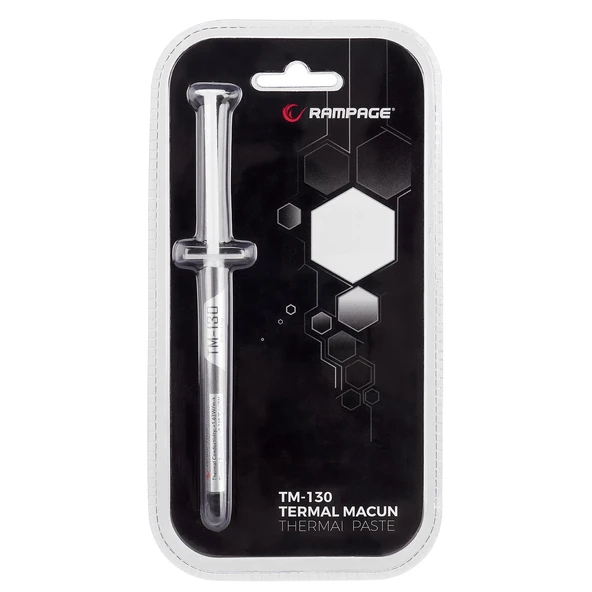 Termal Macun 1 Gr 1.63w Gri Slim Tüp Rampage TM-130