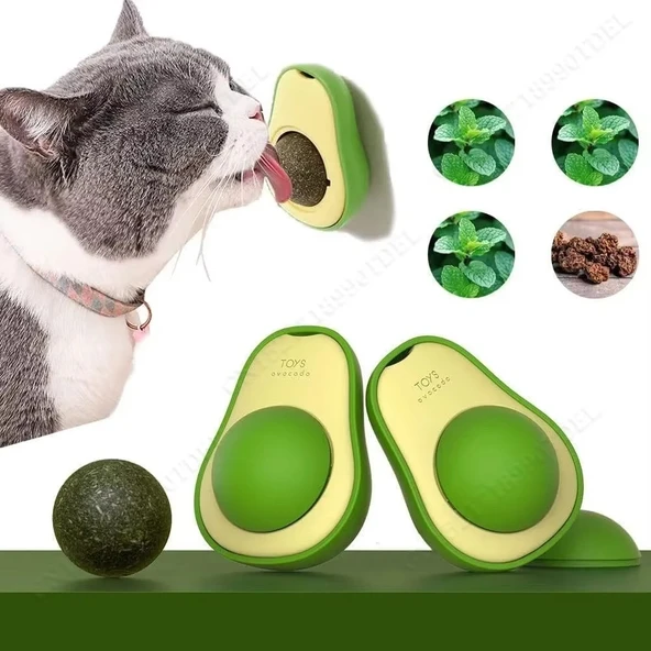 Avakado Kedi Naneli Catnip Yalama Oyun Topu - 2