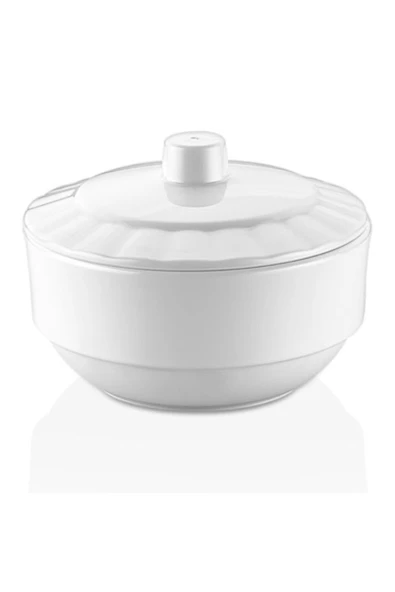 GastroPlast  5 Adet 12 Cm Kapaklı Şekerlik Kırılmaz,çizilmez Polikarbon Plastiktir.(PORSELEN DEĞİLDİR.)