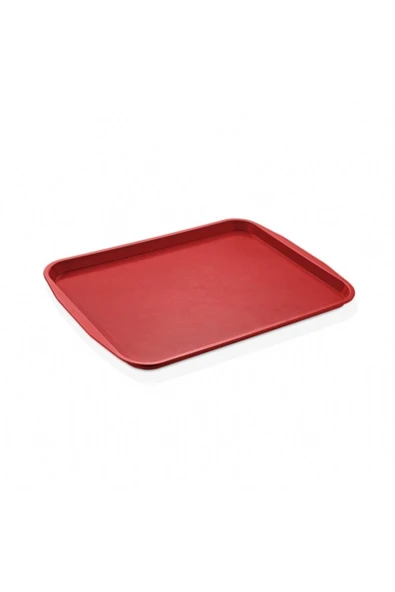GastroPlast  Servis Tepsisi 27*36 Cm Kırmızı