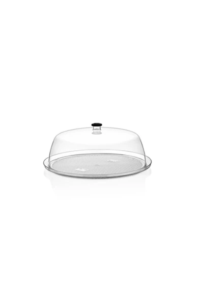 GastroPlast  Yuvarlak Fanus , Kek,börek,pasta,kurabiye Saklama Kabı 30 Cm Çaplı