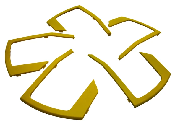 Jant Kapağı Çıtası Sarı (5 Adet) - Resim 2