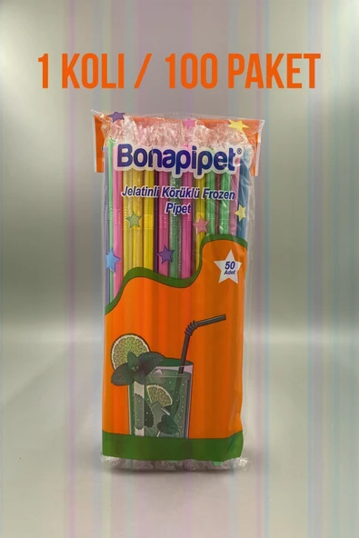 bonapipet Jelatinli Körüklü Frozen Pipet 50'li 50 Paket