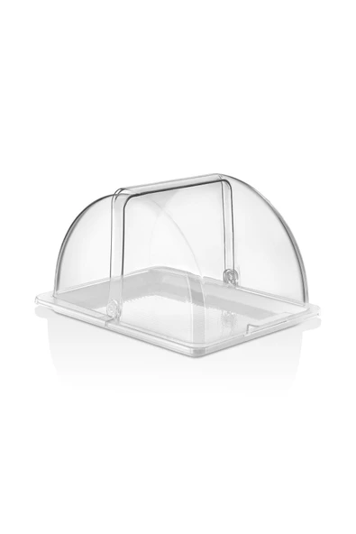 GastroPlast  Muhafazalı Menteşeli Fanus,komple Polikarbon Plastik,2li Set,gn 1/2. ürün görseli