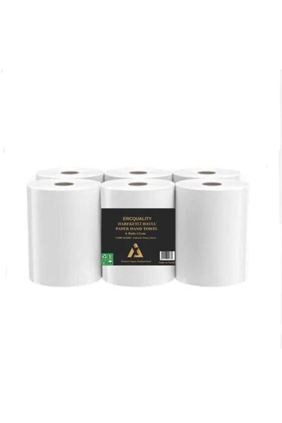 APEX GRUP Hareketli Havlu Peçete Fotoselli 21 cm %100 Selüloz Geniş Rulolar 6 Rulo